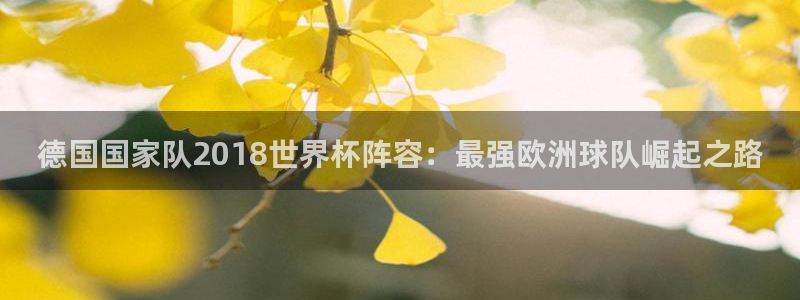 2026世预赛全部赛程：德国国家队2018世界杯阵容：最强欧洲球队崛起之路